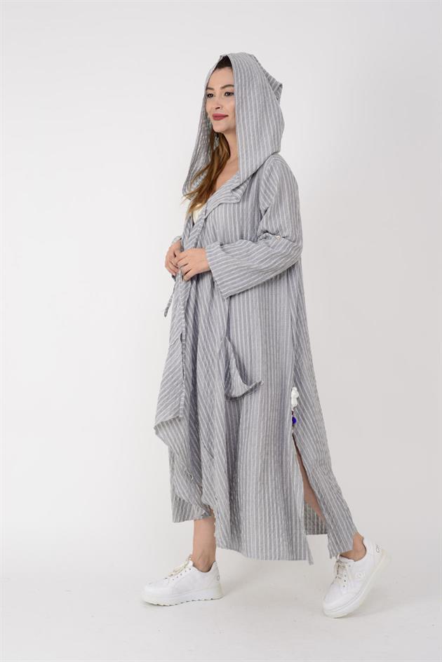 AN2104 CADI KAPÜŞONLU BOHO KAP