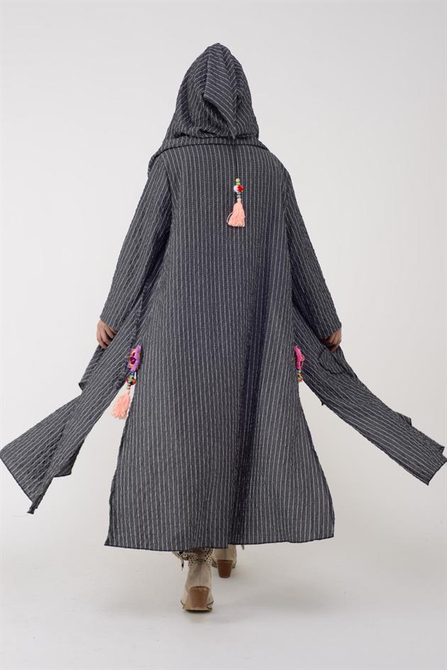 AN2104 CADI KAPÜŞONLU BOHO KAP