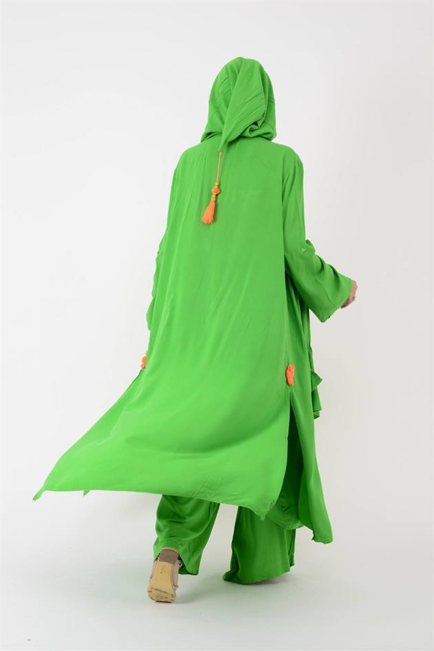 AN2107 CADI KAPÜŞONLU PANTOLONLU TAKIM