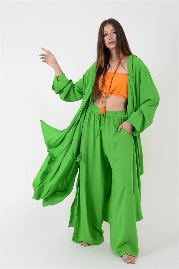 AN2107 CADI KAPÜŞONLU PANTOLONLU TAKIM