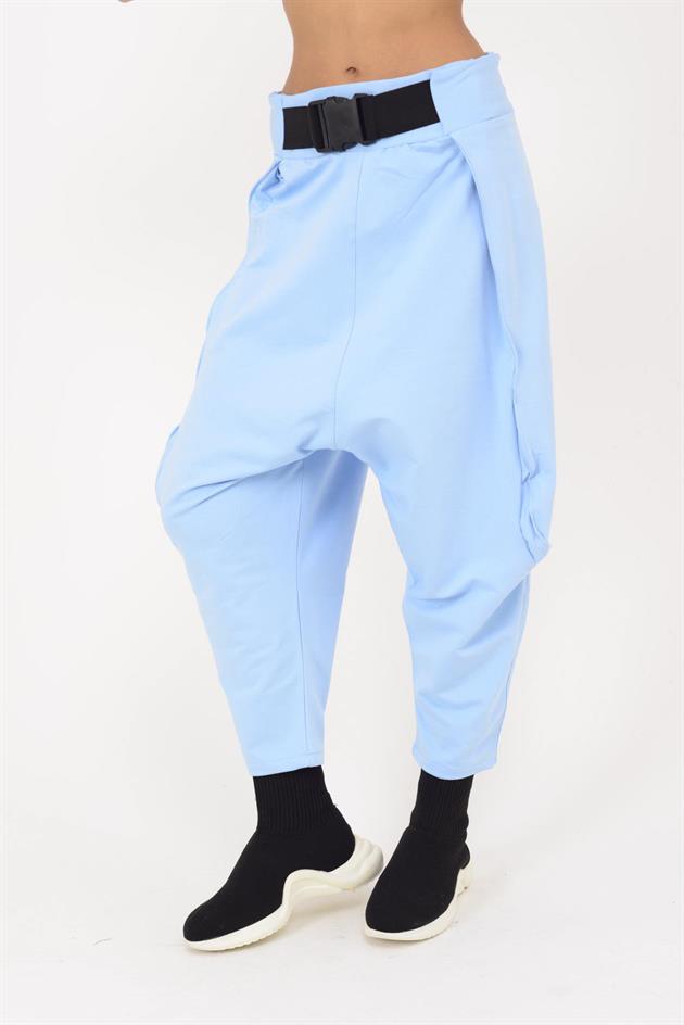 AN2150 KAJU TOKALI KEMER DETAYLI ŞALVAR