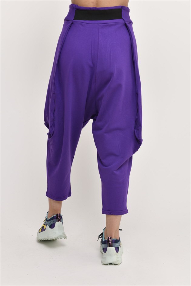 AN2150 KAJU TOKALI KEMER DETAYLI ŞALVAR