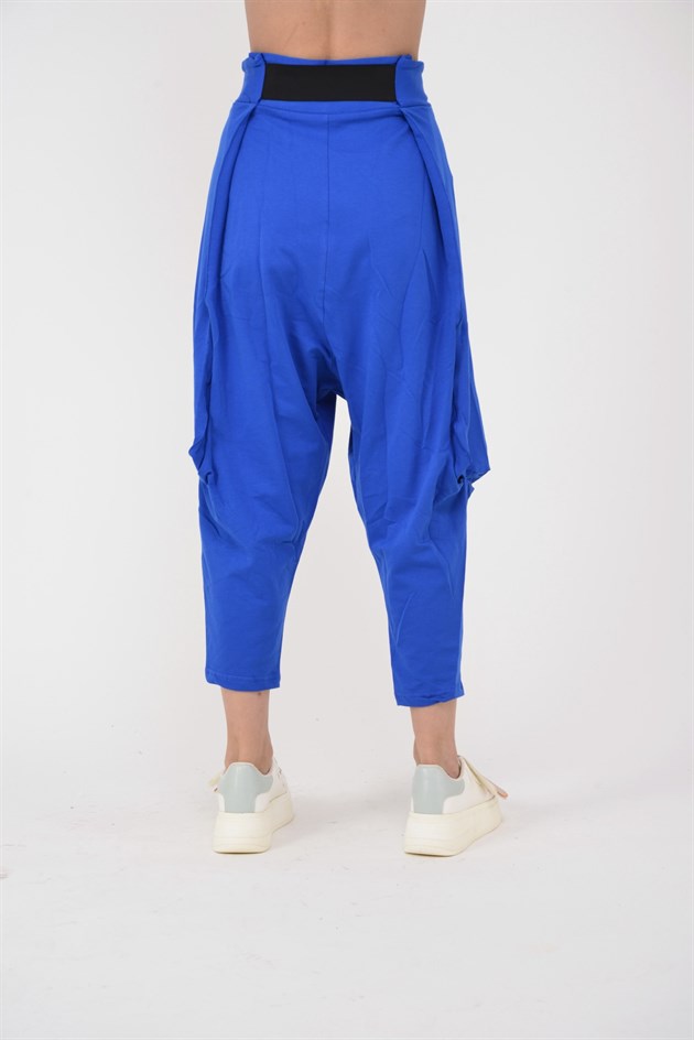 AN2150 KAJU TOKALI KEMER DETAYLI ŞALVAR