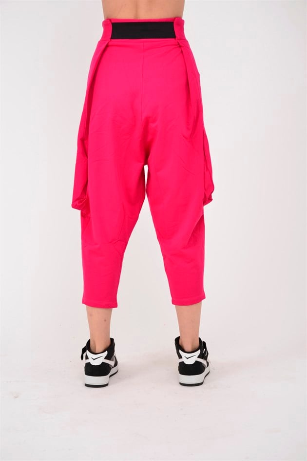 AN2150 KAJU TOKALI KEMER DETAYLI ŞALVAR