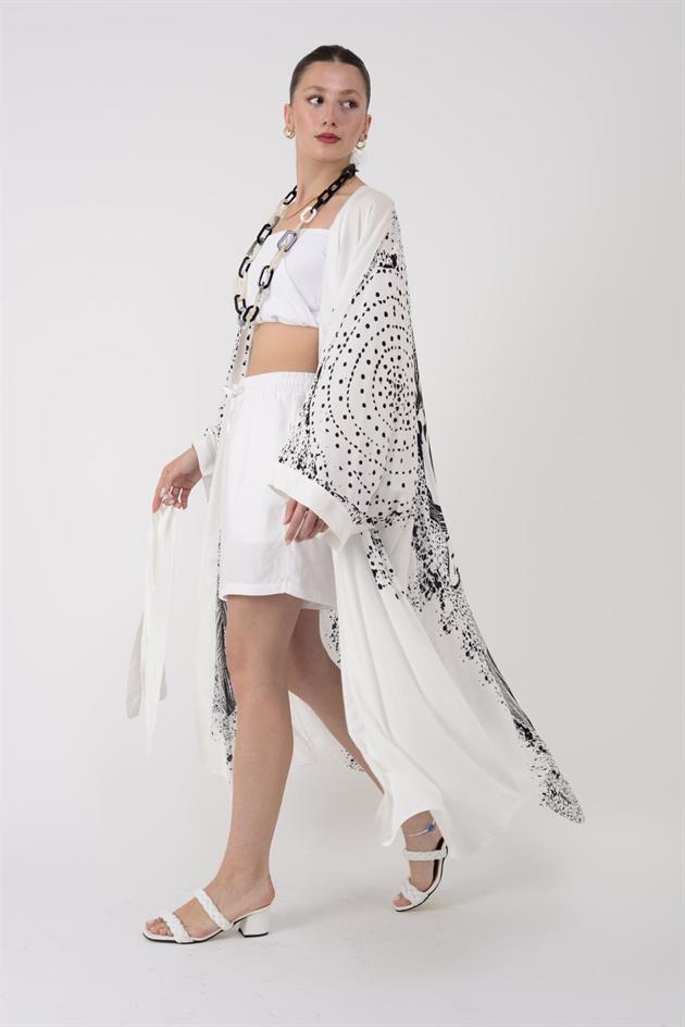 AN4013 ABORJİN DESEN KİMONO