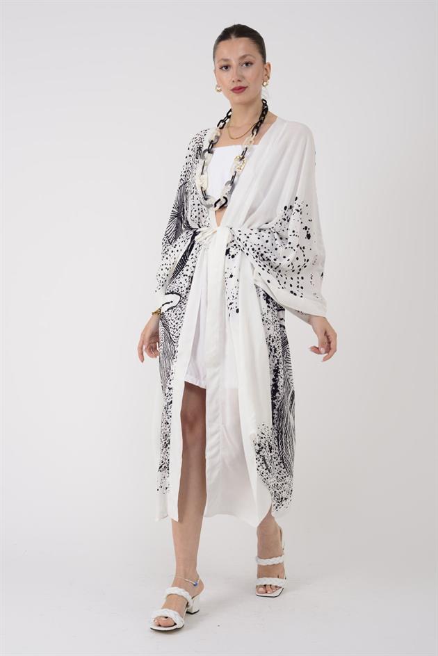 AN4013 ABORJİN DESEN KİMONO