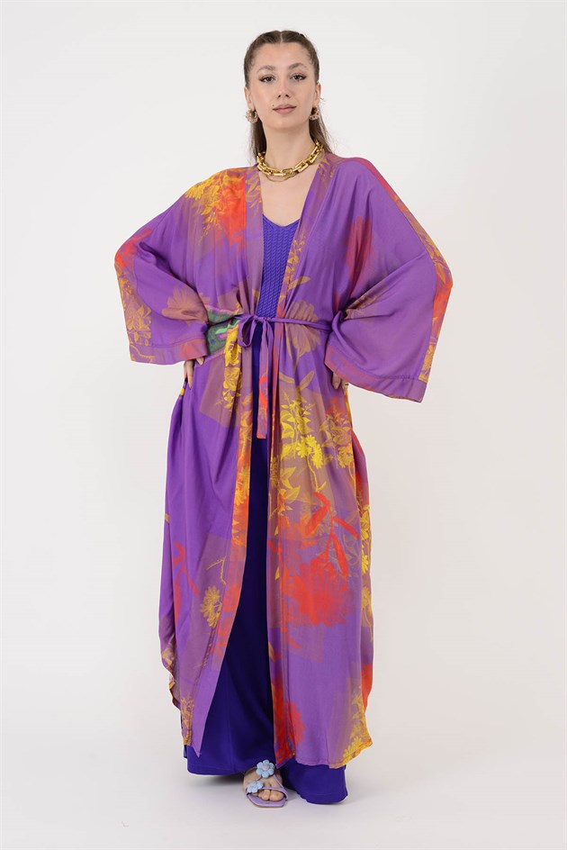 AN4013 FRİDA DESEN KİMONO