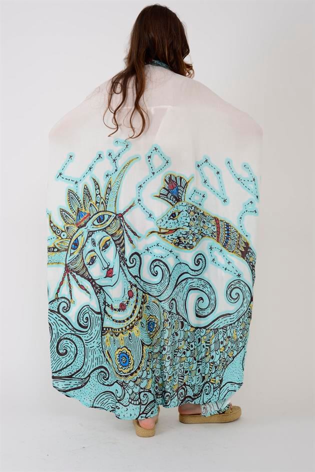 AN4013 ŞAHMARAN DESEN KİMONO