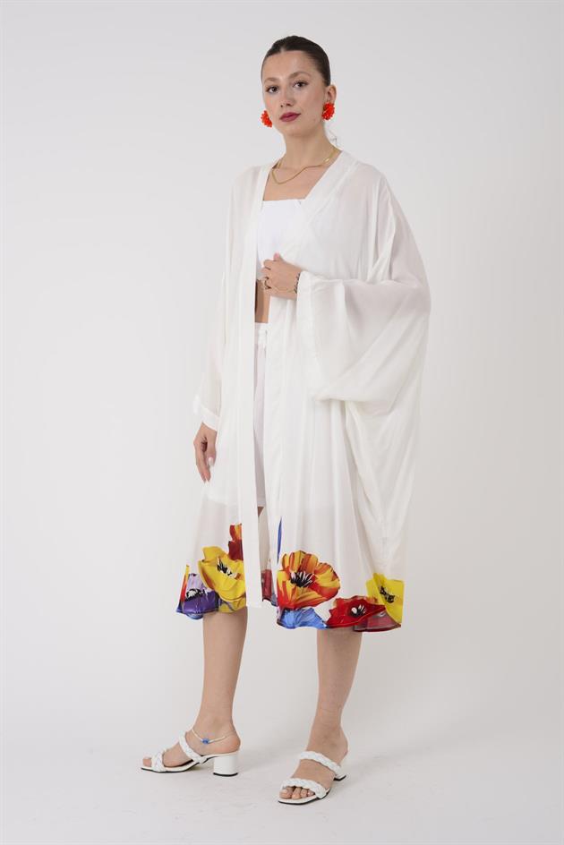 AN4015 ANKA KUŞU DESEN KİMONO