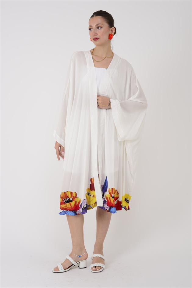 AN4015 ANKA KUŞU DESEN KİMONO