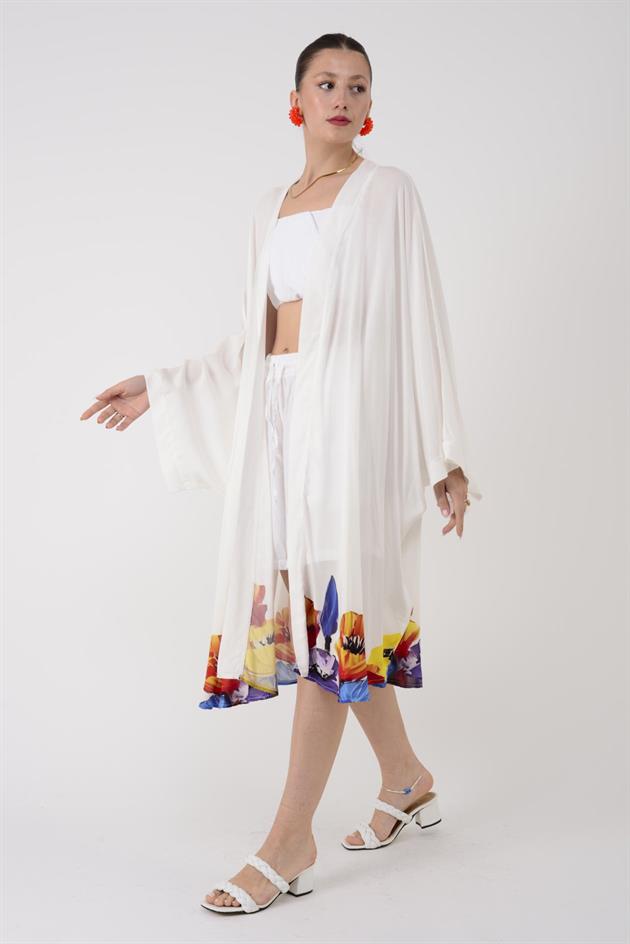 AN4015 ANKA KUŞU DESEN KİMONO