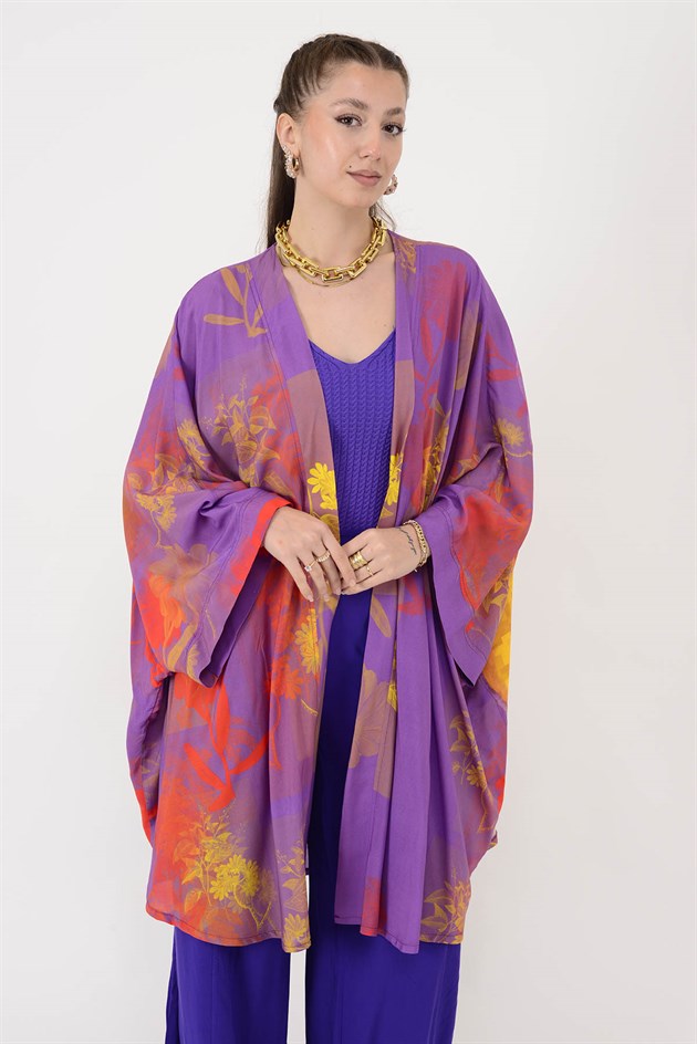 AN4015 FRİDA DESEN KİMONO