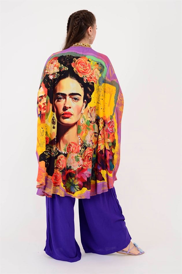 AN4015 FRİDA DESEN KİMONO