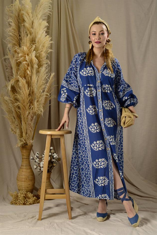 AN5024 MARIN GÖMLEK ELBİSE