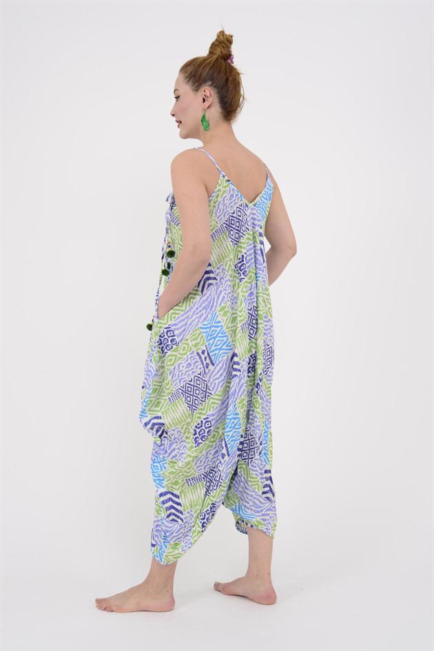 AS34 PATCHWORK PONPON DETAYLI TULUM