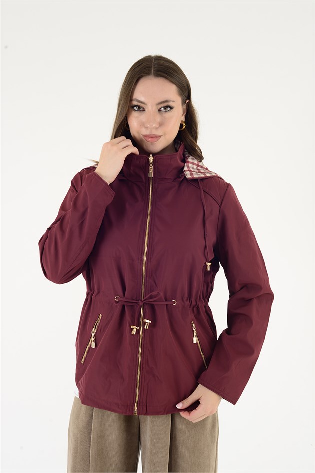 H-69972 TWIN EKOSE DESEN ÇİFT TARAFLI YAĞMURLUK