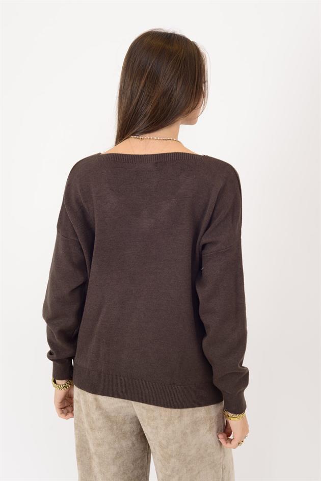 L8600 ÇİÇEK KABARTMALI TRİKO