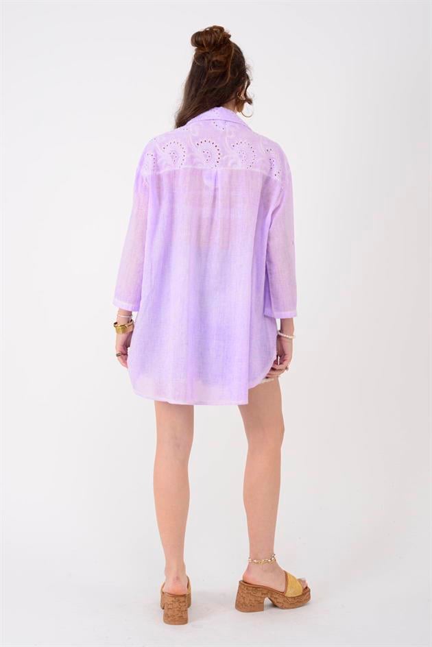 SN373 FİSTOLU PAMUKLU GÖMLEK