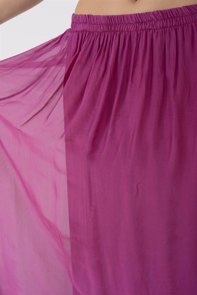 SN389 MOYALE BELİ LASTİKLİ İPEK ETEK