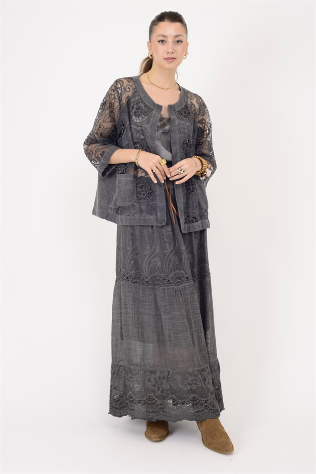 SN722 KEMER DETAYLI PAMUKLU ETEK