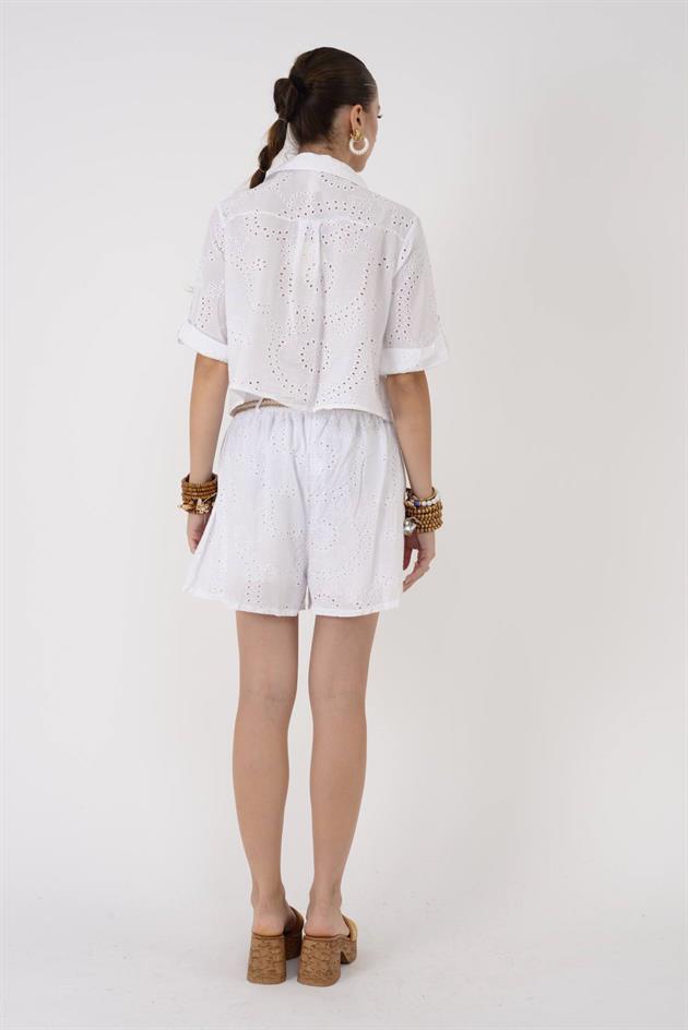 SN769 FİSTO ŞORT GÖMLEK TAKIM