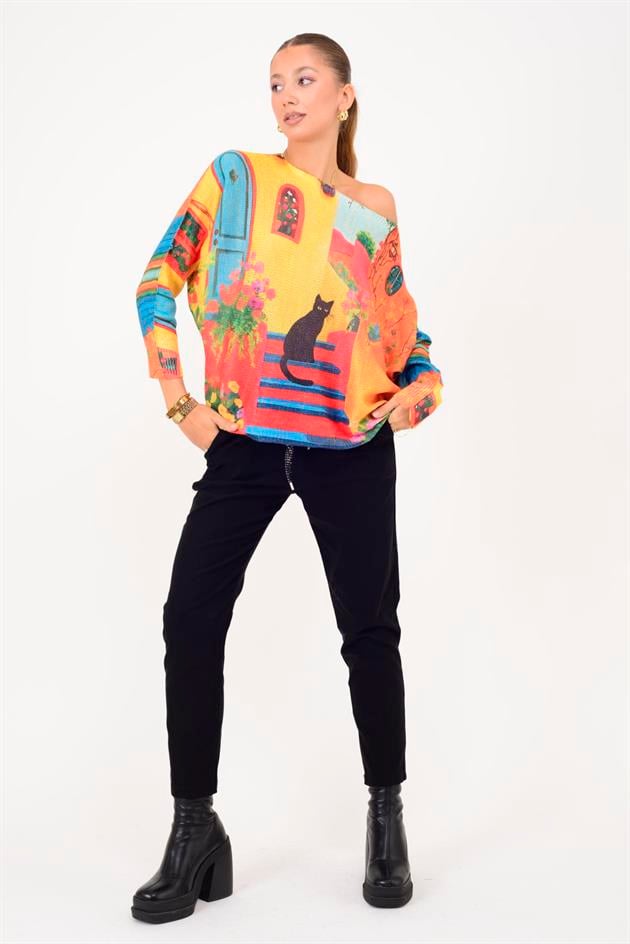 TK20780 TERRA LİKRALI PANTOLON