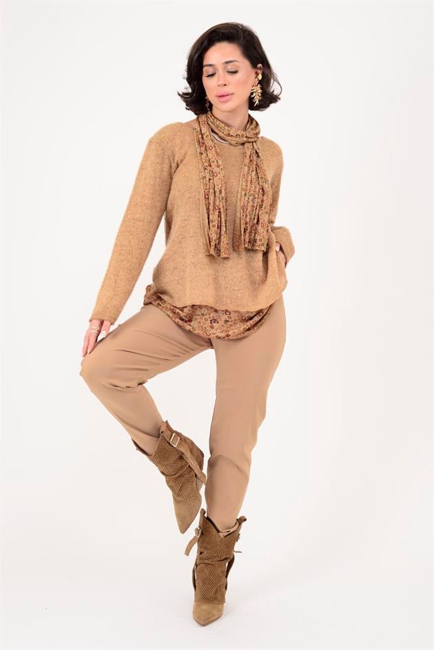 TK20780 TERRA LİKRALI PANTOLON