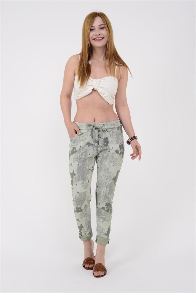 6175 KAMUFLAJ GABARDİN PANTOLON