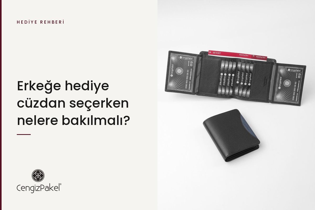 Erkeğe hediye cüzdan seçimi