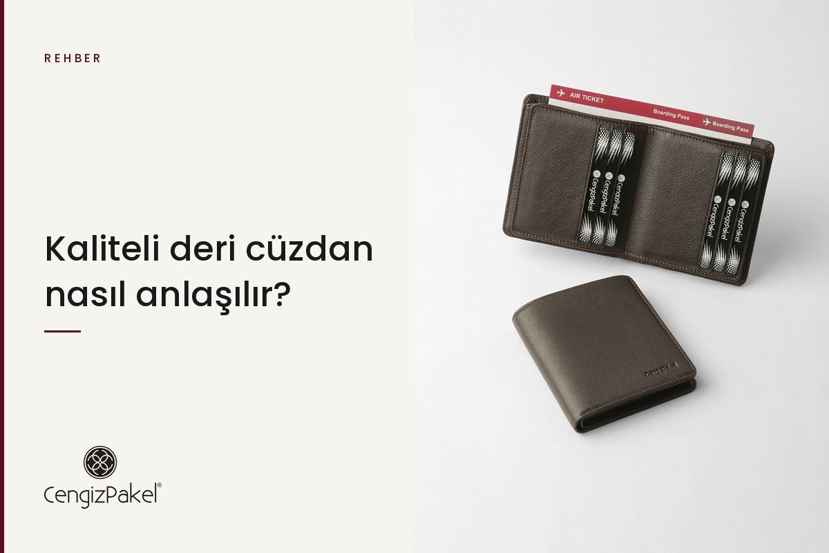 Kaliteli deri cüzdan nasıl anlaşılır