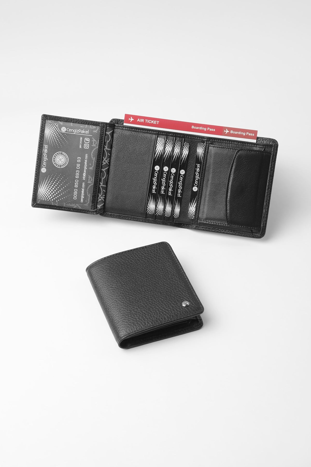 Cengiz Pakel Hakiki Deri Erkek Cüzdan 13659-Siyah - Hakiki Deri 13659 | Cengiz Pakel