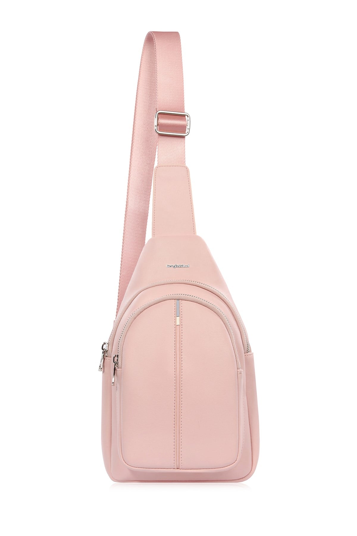 Unisex Crossbody Çanta 7208-Pudra - Hakiki Deri 7208 | Cengiz Pakel