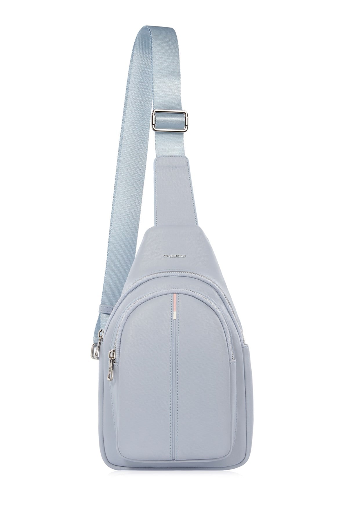 Cengiz Pakel Unisex Crossbody Çanta 7208-Mavi