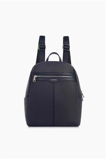 Cengiz Pakel Cengiz Pakel Kadın Lacoste Kumaş Sırt Çantası - 7368L - Lacivert