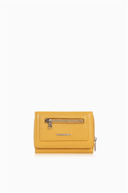 Cengiz Pakel Hakiki Deri Kadın Cüzdan 65120-Hardal