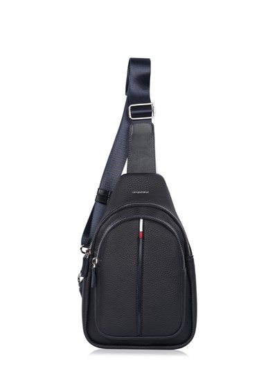 Cengiz Pakel Unisex Crossbody Çanta 7208-Lacivert-Kırmızı