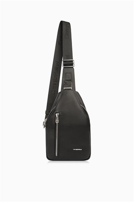 Cengiz Pakel Colby Unisex Crossbody Çanta - 7465M - Siyah