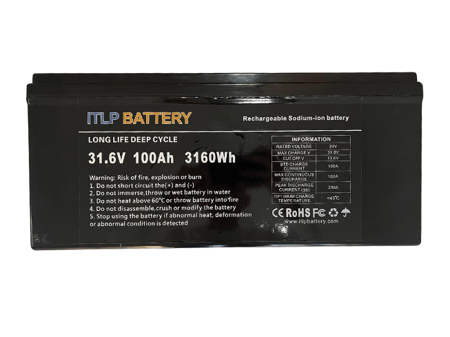 	ITLP Battery 24V 100AH Sodyum İyon Akü