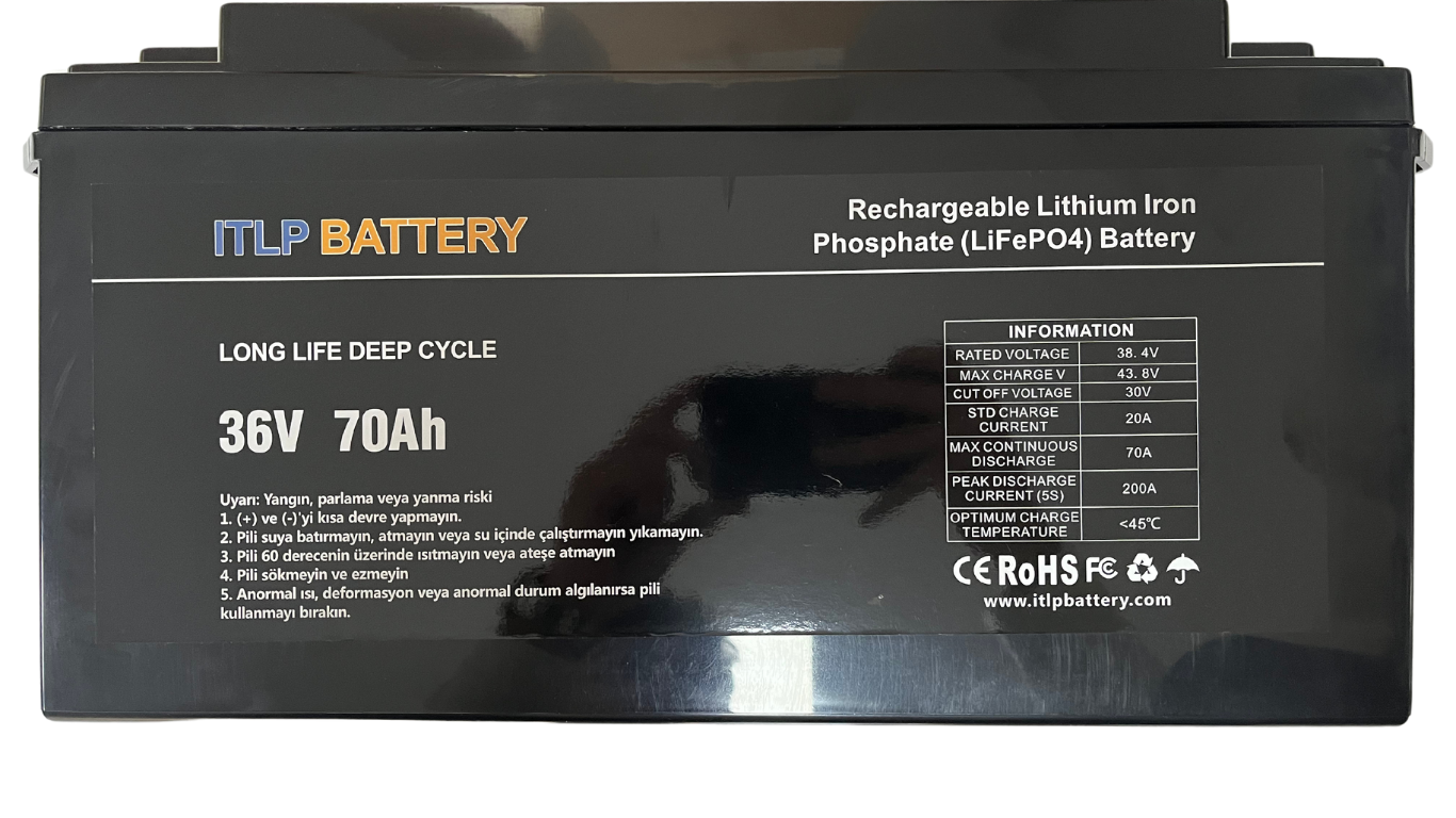ITLP Battery 36v 70Ah LiFePO4 Akü