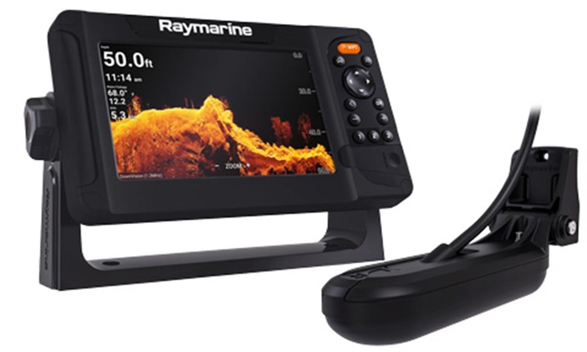 Raymarine Element 7 HV Chirp Balık Bulucu GPS WIFI + HV-100 Transducer Ve Navionics Harita