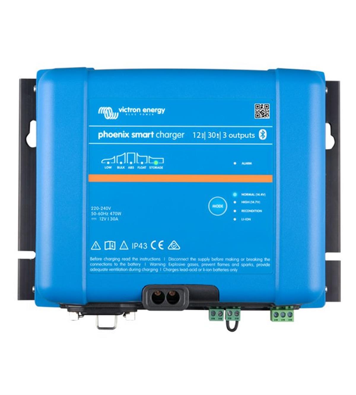 Victron Enerji Phoenix Smart IP43 Şarj Cihazı 12/30A 3 Çıkış