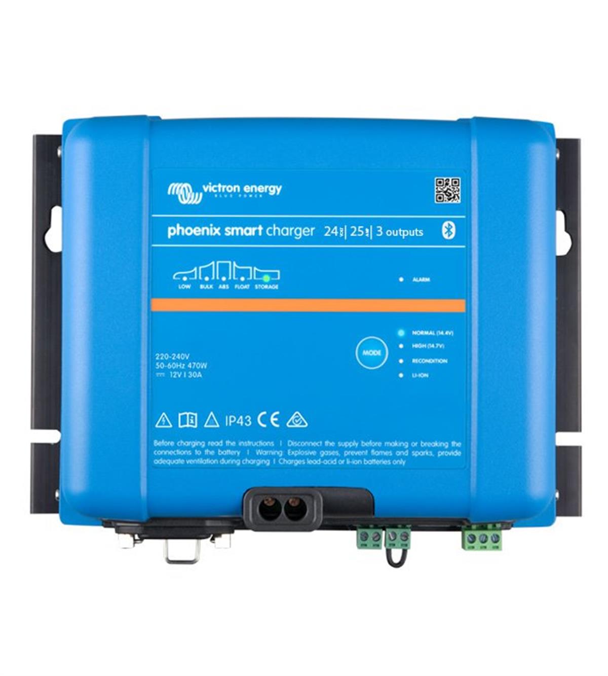 Victron Enerji Phoenix Smart IP43 Şarj Cihazı 24V /25A 3 Çıkış