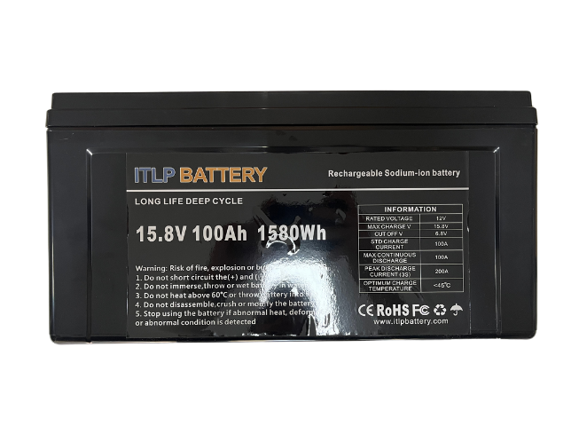 ITLP Battery 12V 100AH Sodyum İyon  Akü