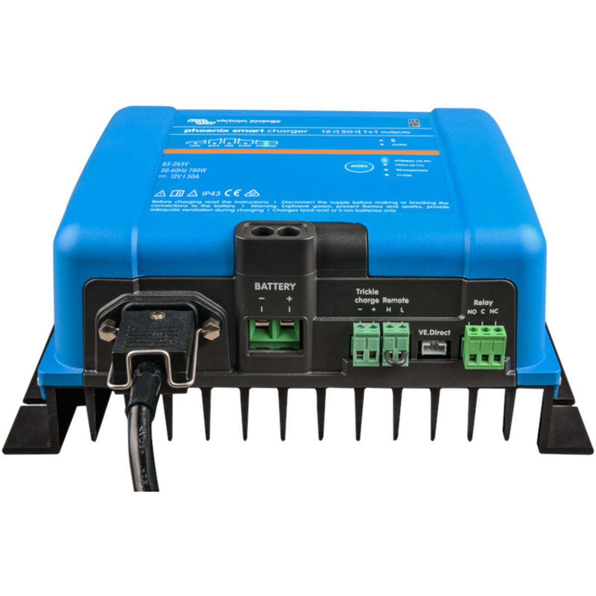 VICTRON ENERGY, PSC241651095, PHOENIX SMART IP43 CHARGER 24/16(1+1) 120-240V