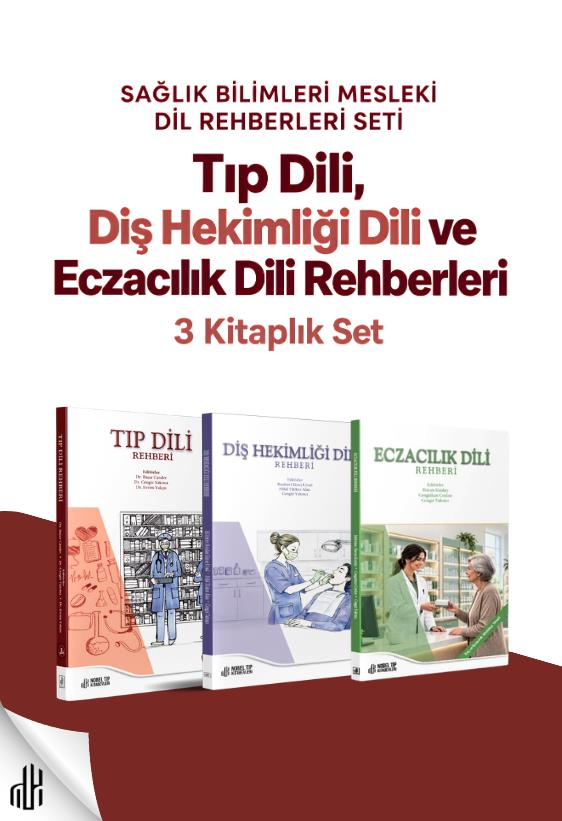 Sağlık Bilimleri Mesleki Dil Rehberleri Seti - 3 Kitap