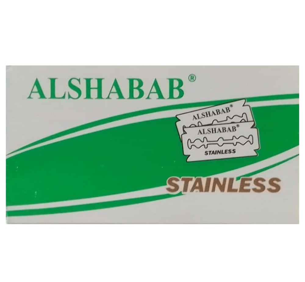 ALSHABAB STAINLESS SUPER STEEL ÇİFT KENAR TIRAŞ JİLETİ 5Lİ