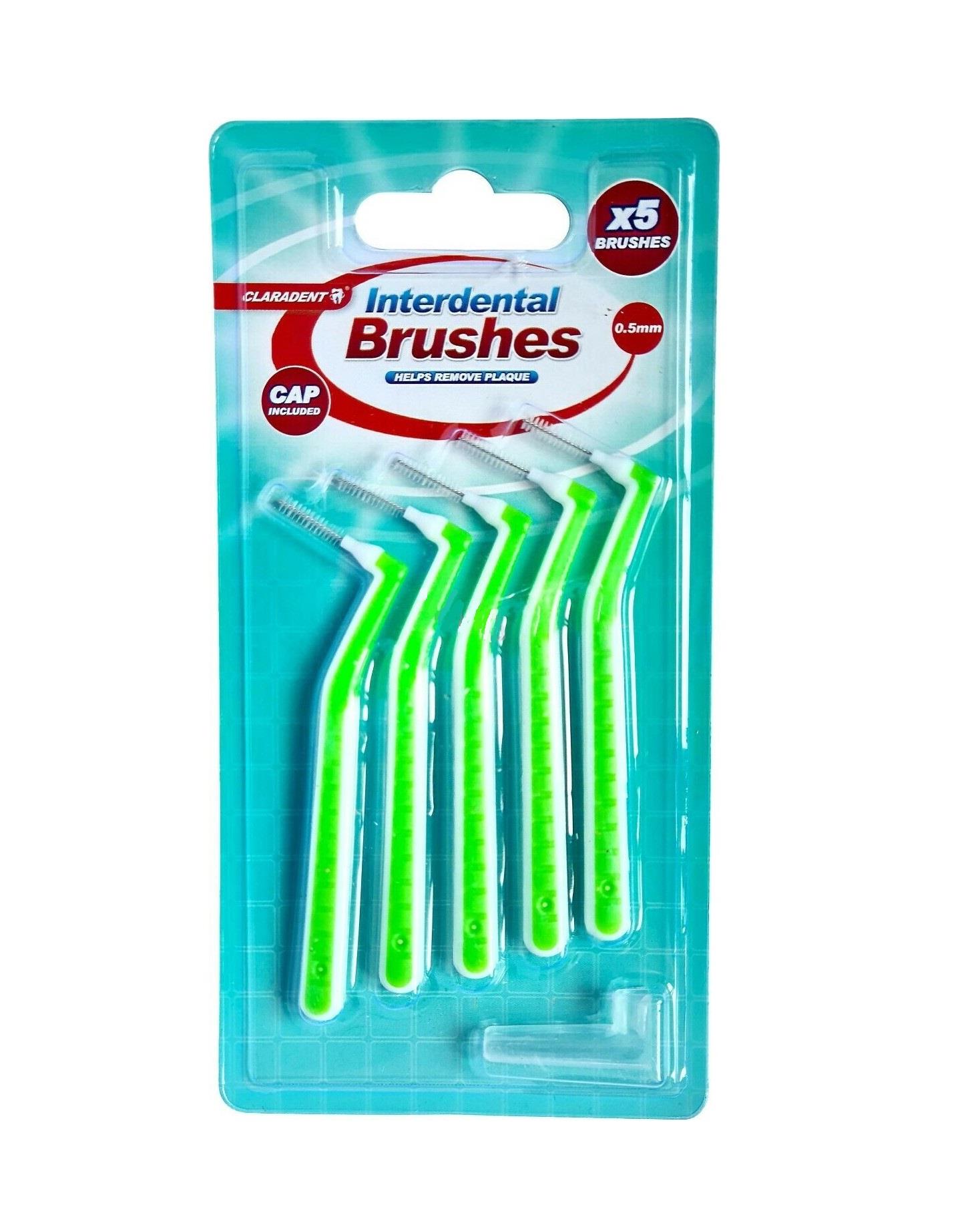 CLARADENT INTERDENTAL DİŞ ARASI FIRÇASI 0.5MM 5Lİ PAKET