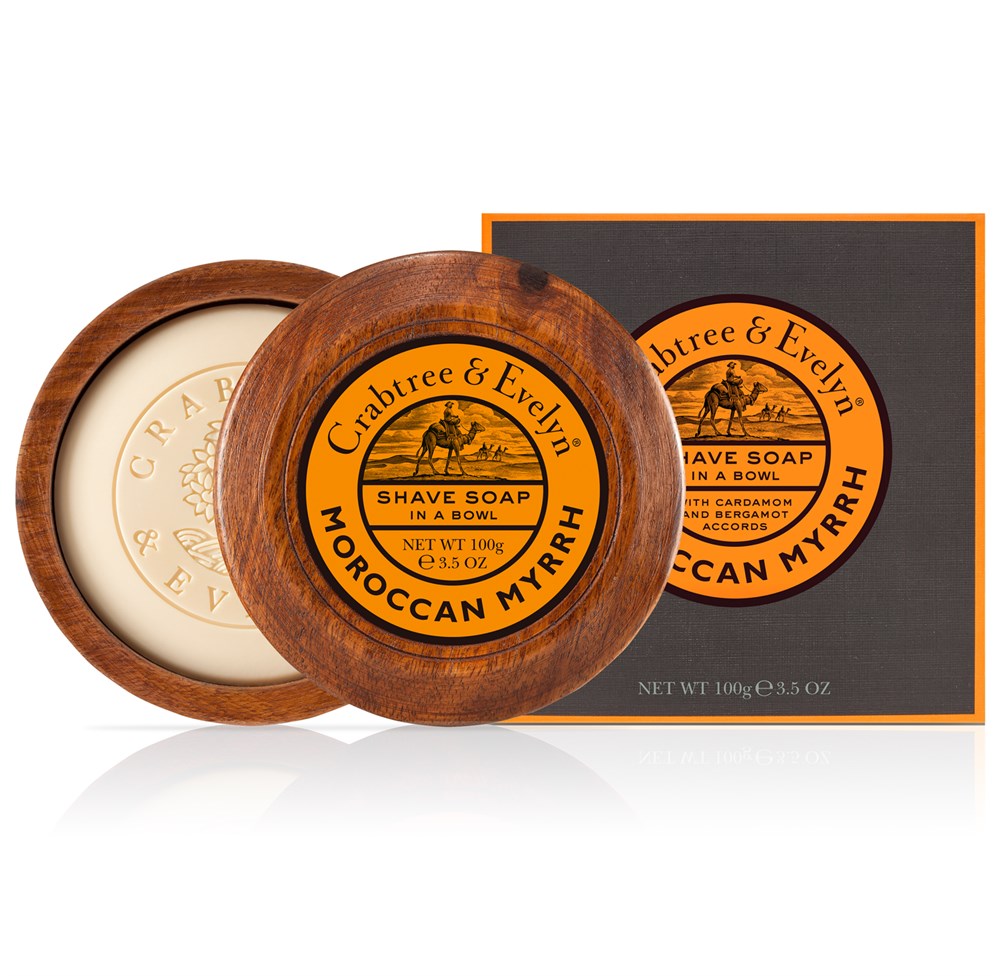CRABTREE & EVELYN TIRAŞ SABUNU AHŞAP KASELİ MOROCCAN MYRRH 100GR 