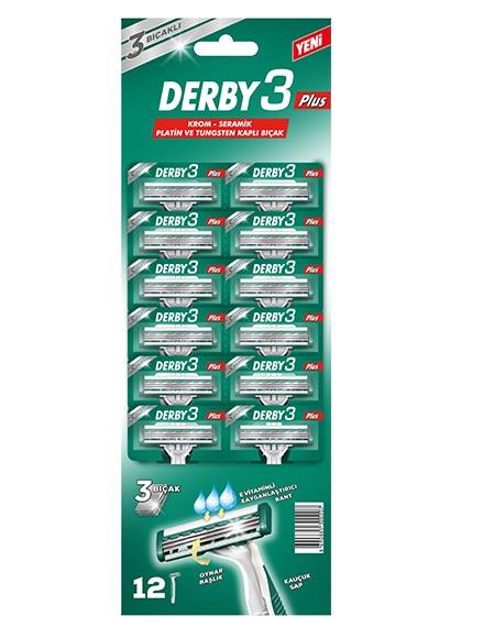 DERBY 3 PLUS KULLAN AT TIRAŞ ALETİ 12 ADET