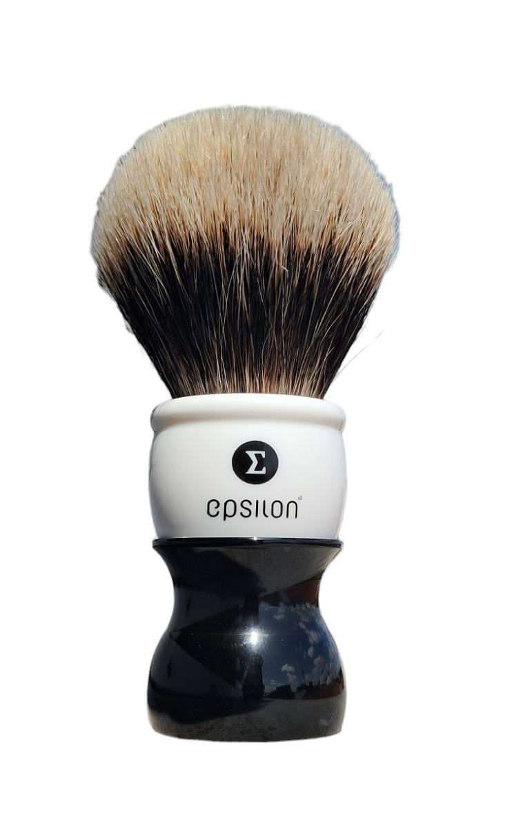 EPSILON SILVERTIP PORSUK KILI TIRAŞ FIRÇASI SİYAH&BEYAZ AKRİLİK SAP